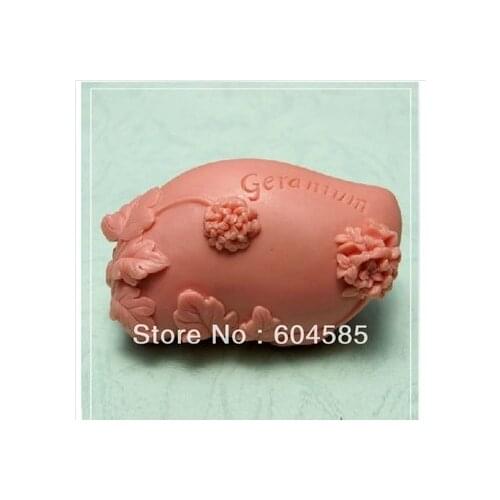 New Geranium 50441 Craft Art Silicone Soap mold Craft Mold Handmade soap molds