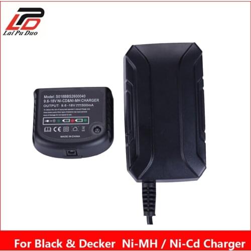 Brand New Ni-MH / Ni-Cd Battery Charger For Black & Decker HPB18-OPE HPB18 HPB14 HPB12 HPB96 9.6V-18V Replacement Charger