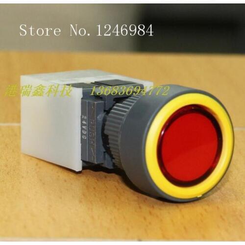 [SA]Jinhong 16MM opening round red illuminated pushbutton switch without lock single button reset switch--20pcs/lot