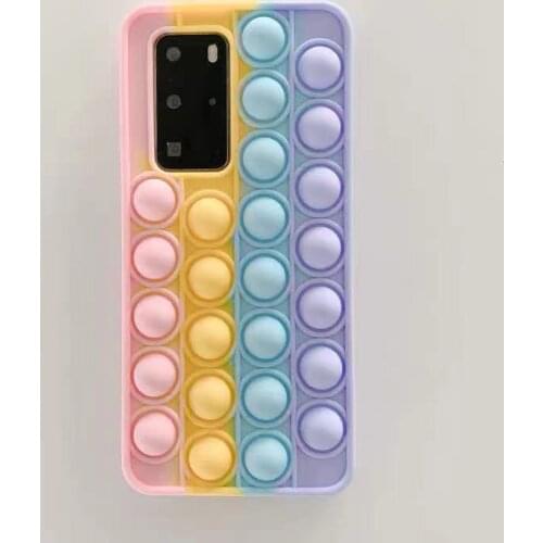 Suitable For Samsung Galaxy A30 S21 S20 Ultra S9 S10 Plus Note 9 10 20 Protective Cover Toy 3D Bubble Mobile Phone Case