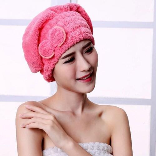 Microfiber Bath Towel Lady Rapid Hair Drying Cap Soft Shower Wrap Towel For Woman Man Head Turban Bathing Tools toalha de banho