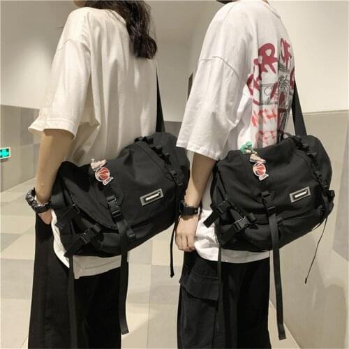 Street Tooling Style Cool One Shoulder Bag High Capacity School Pack Cross-Body for Female Male Student Teenage F167