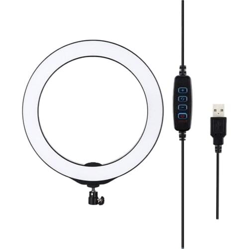 LED Ring Selfie Fill Light Lamp for Live Stream Makeup Camera Shooting