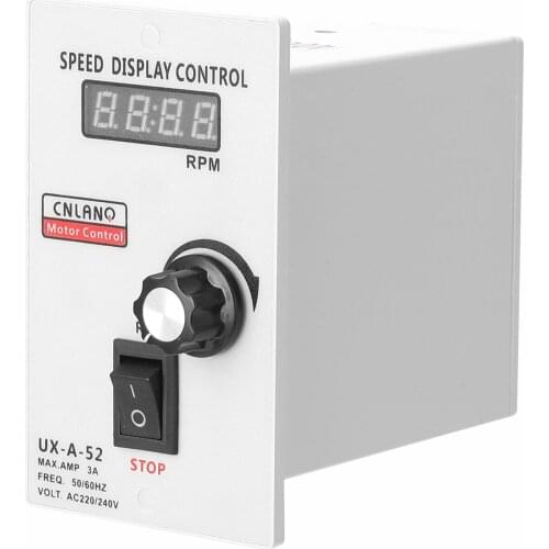 UX-A-52 400W AC220V Digital Display Speed Controller Motor Speeds Pinpoint Regulator Control Device