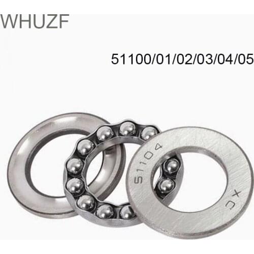 WHUZF Free Shipping 2/4pcs High Quality Plane Thrust Bearing 51100 51101 51102 51103 51104 51105 51106 51107