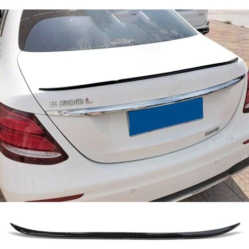 Tail Spoiler Universal Carbon Surface Soft PU Material Type Generic Ducktail Spoiler For Benz W213 E200 E260 E300