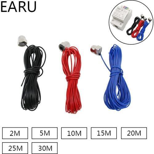 1pc 2/5/10/15/20/25/30M Cable Liquid Water Level Detection Sensor Probe for DF-96D Water Tank PumP Controller Control Switch Kit
