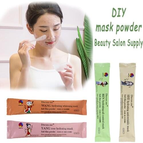 100PCS ZUDAIFU Hydrojelly Mask Powder Diy Beauty Salon Home Use Modeling Rose Petal Gold Kiwi Peel Off Facail Mask 15G Oem