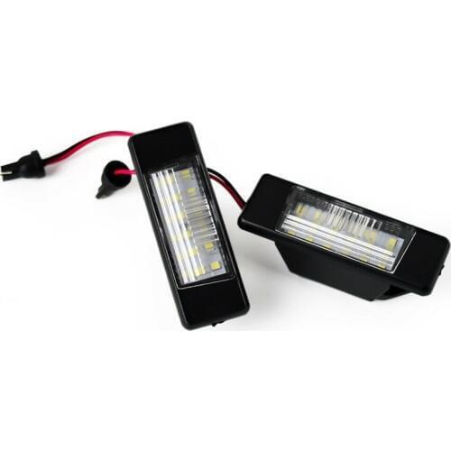 2PCS Car Trunk Number License Plate Light for Nissan Pathfinder R51 Versa Nismo Infiniti Q50