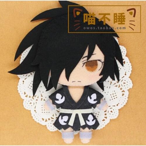 2021 New 100% DIY Handmade Anime Dororo Hyakkimaru Stuffed Plush Toy Bag Hanging Keychain Materials Tool HOT