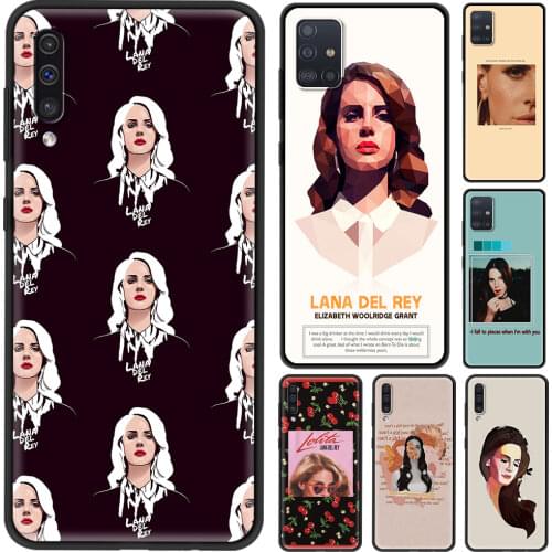 Phone Case For Samsung Galaxy A91 A72 A51 A71 A21s A11 A31 A41 A12 A02s Silicone Soft Coque Shell TPU Cover Lana Del Rey