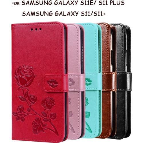 Flip Case For Samsung Galaxy S11 Plus Wallet Cover Capas For Samsung Galaxy S11 S11E Phone Protector Stand PU Leather Case