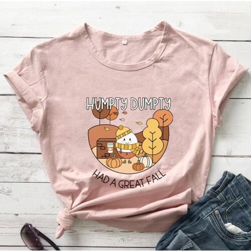 Colored Had A Great Fall T-shirt Cute Autumn Thanksgiving Tshirt Funny Women Graphic Holiday Top Tee Shirt