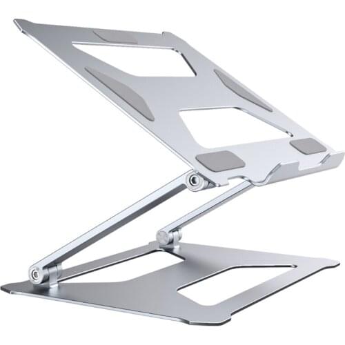 Aluminum Alloy Cooling Pad Holder Desktop Bracket Adjustable Tablets Computer Stand for Notebook Laptops