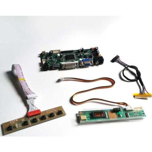 For LP150E06-B3K3/B3K4 1400*1050 15" VGA+DVI M.NT68676 screen controller drive board LCD monitor panel LVDS 30Pin CCFL Kit