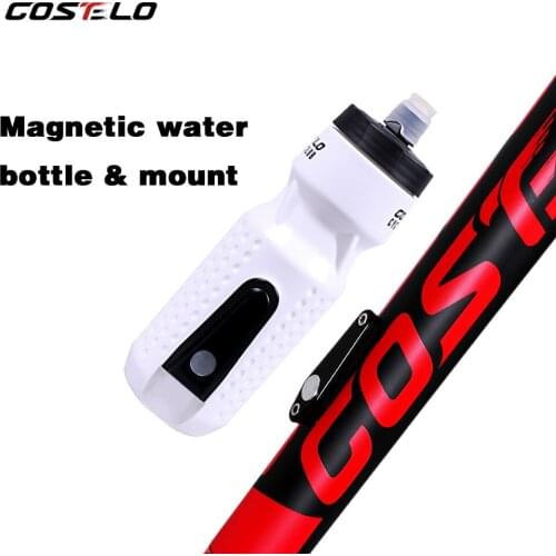 Innovation Costelo Magnetic bottle mount cage Bike Bicycle Water Bottles out sports Water Bottle,710ml Flask Pressing