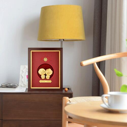 Asklove 24k Gold foil Painting Wedding decor Anniversarys day gifts Parents birthdays Gifts Wall Art pictures Home decoration