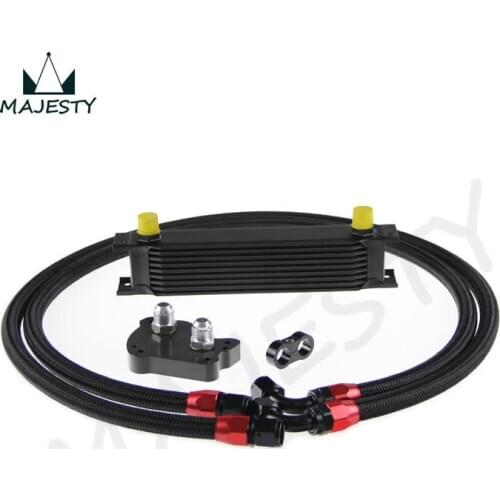 OIL COOLER KIT 9 row FOR BMW MINI COOPER S SUPERCHARGER R53 black