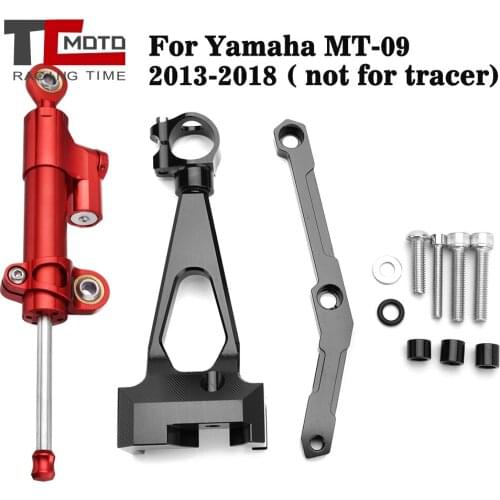 MT-09 MT09 Motorcycle Steering Stabilizer Damper Mounting Bracket Kit for Yamaha MT-09 MT09 FZ09 FZ-09 2013-2017 2015 2016 2014