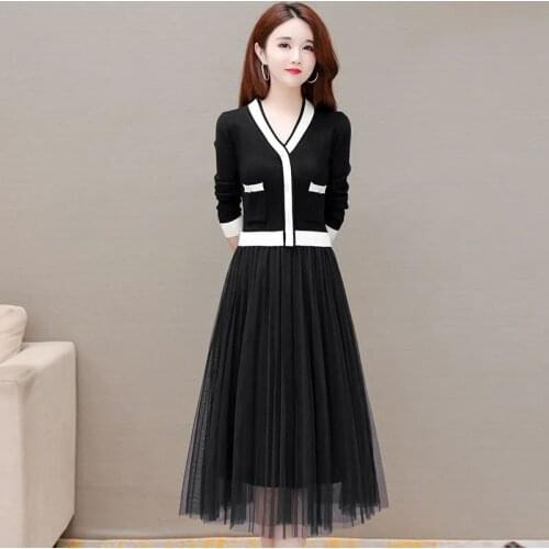 MVJT DAIR Fashionable Knitted Dresses