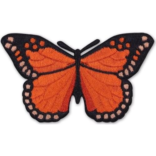 Butterfly Embroidery Patches Fabric Sew Iron On Applique DIY Apparel Clothing Accessories Stickers For Clothes