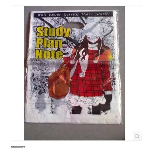 Study Plan note plastic bags 100pcs/lot 30X40cm /thin thicknes/ Fit clothes jewelry or gift packing shopping bag