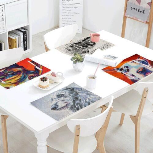Loyal Friend Linens Table Napkins Tea Placemat Place Mat Polyester Waves Seagull Servilletas Para Bodas Design Party Decoration
