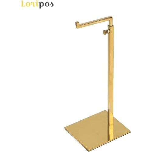 Adjustable Top-quality Metal Handbag Hook Bag Display Stand Women Handbag Display Rack Holder Stand Wig Hanger Holder Bag Rack