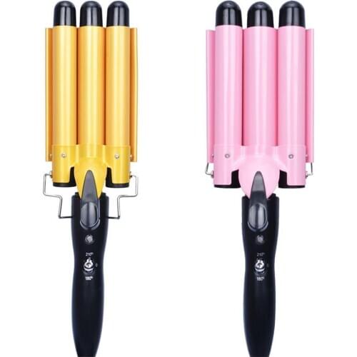 Professional Hair Curling Iron Ceramic Triple Barrel Hair Curler Irons Hair Wave Waver Styling Tools Hair Styler Wand