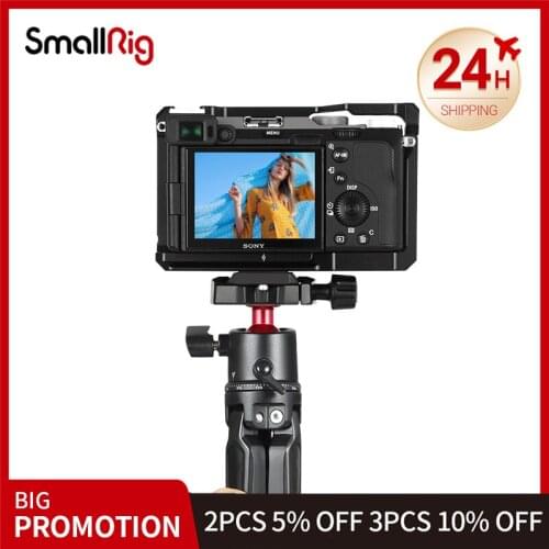 SmallRig Lightweight Vlog Kit For Sony A7C Camera Cage Set With Tabletop Mini Tripod Panoramic Ball Head Rig Set 3134