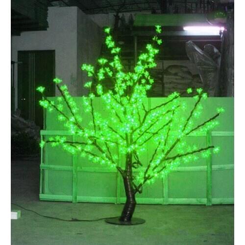 1.5m Height LED Cherry Blossom Tree Light 480pcs LED Bulbs 110/220VAC Seven Colors for Option Rainproof Outdoor Usage free ship