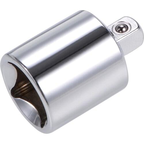 Uxcell 1/2 Inch Drive (F) x 1/4 Inch (M) Impact Socket Reducer, Female to Male, Cr-V