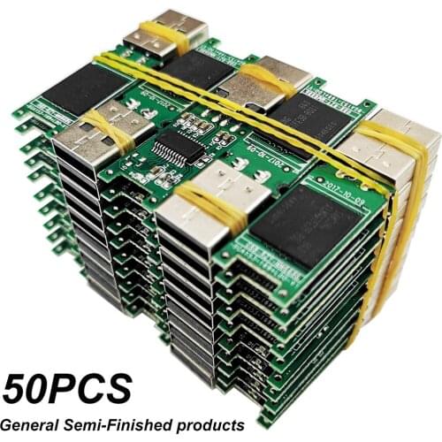 50pcs /lot Wholesa General Semi-finished Products USB Flash DriveS 128MB 256MB 1GB 2GB 4GB 8GB 16GB 32GB 64GB