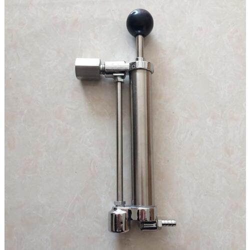High quality stainless steel keg party pump for your home brew with connector (not including tap and keg coupler)