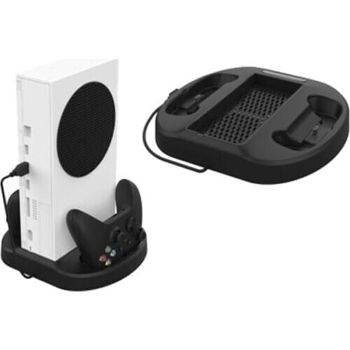 3 USB Hub Extension Vertical Stand For Xbox Series S Console Cooling Fan And Dual Charging Dock For Xbox Series S Controller