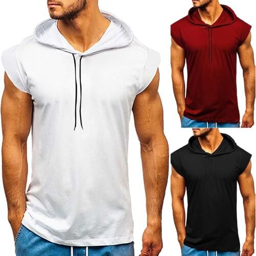 VICABO Men's T-shirts With A Hood