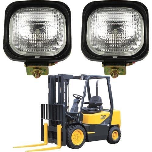 12v 55W 24V 70W forklift headlight fork truck Fog lamp excavator road rollers cranes mining Offroad headlamp work light