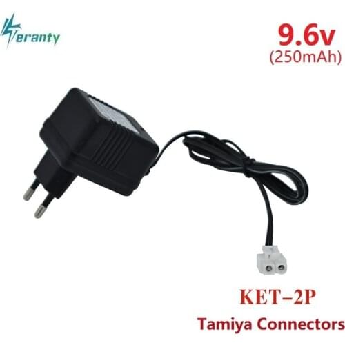 9.6V 250mAh Tamiya Connectors Battery Charger Units 9.6v NiCd NiMH battery pack charger For RC toy car tank boat 9.6v Charger