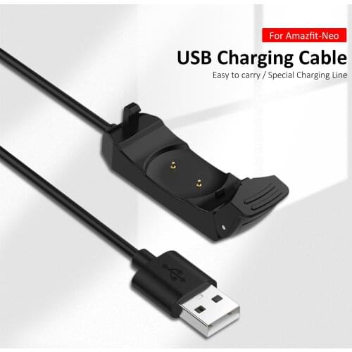 1m Smart Watch Charging Cable Cord For Amazfit Neo A2001 Intelligent Wearable Accessories Charging Cable Smart Watch Accessories