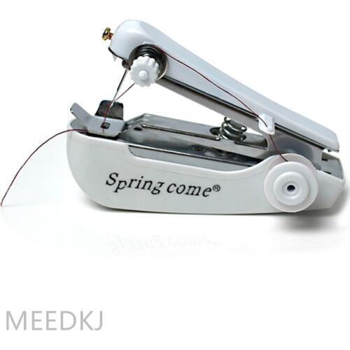 1pcs manual sewing machine mini sewing machine spring come creative sewing machine