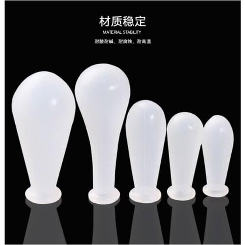 10pcs Laboratory white silicone suction ball Water Pipette Ball, silicone suction bulb, cap for glass pipette 2ml, Anti-acid