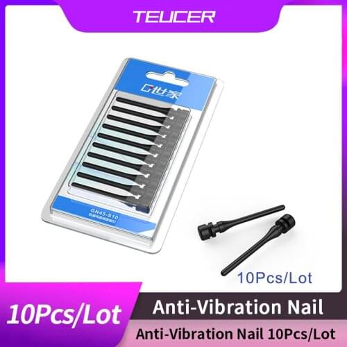 Rubber Screw Damping Nail Vibration Dampening 10pcs Black PC fan High Quality Silicone Screw Pin Rivet Anti Vibration Nail