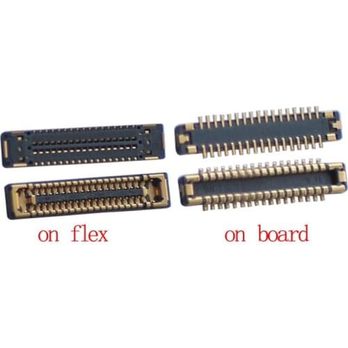 2pcs Lcd Display Screen Flex FPC Connector For Samsung Galaxy J6+ 2018 J610 J610F J610FN J6plus J6 Plus Plug On Board 34pin