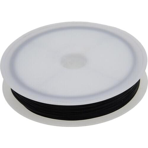 50 Meters Steel Wire Tiger Tail Beading Wire Cord for Jewelry Making 0.38mm