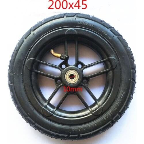 8X1 1/4 wheel 200x40 wheel 200x45 wheel Castor Wheel with Tyre & Tube motorcycle parts