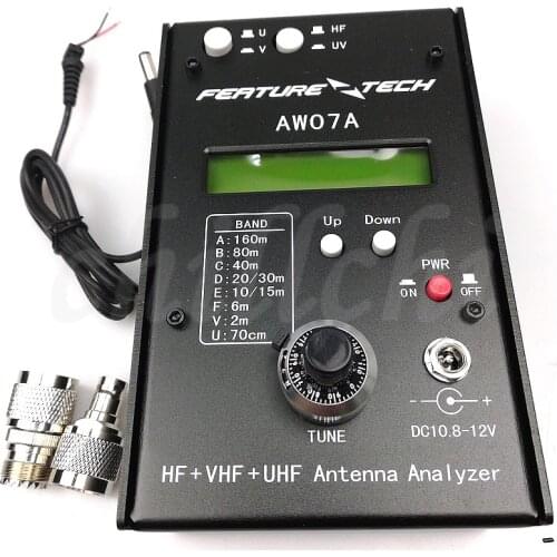 AW07A antenna analyzer 160M+HF+VHF+UHF