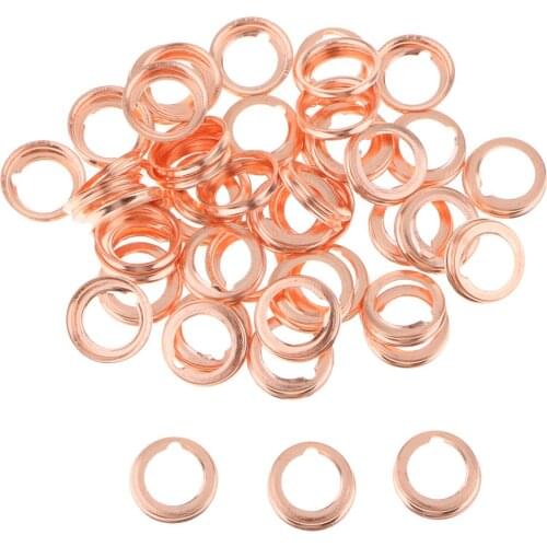 10PCS/20PCS/50PCS M12 Copper Oil Crush Washers/Drain Plug Gaskets Compatible with NISSAN 1026JA00A