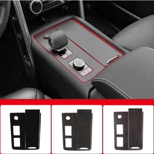 For Land Rover Discovery 5 2021-22 ABS Car Central Control Gear Panel Decorative Frame Covers Sticker Auto Interior Accessories