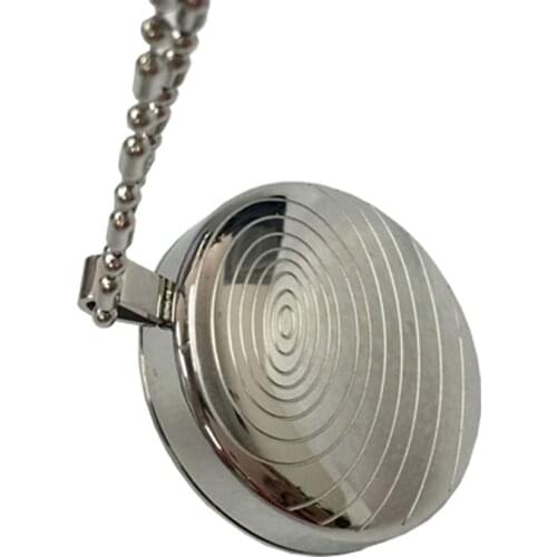 EBUTY Lava Ions Pendant Quantum Jewelry Stainless Steel 3000cc with Chain & Box Fashion Gift