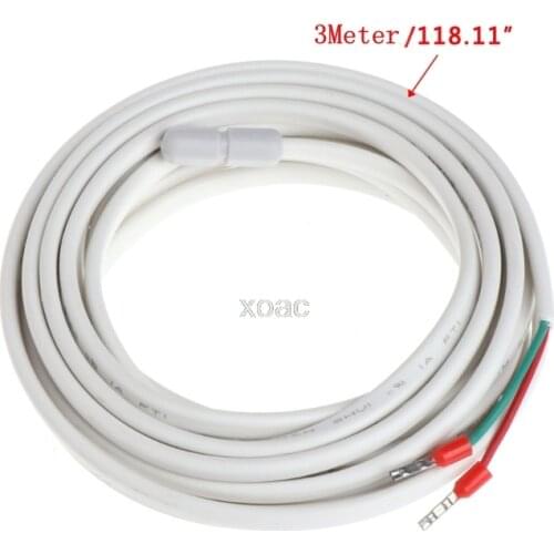3m 10K 16A Electric Temperature Sensor Probe For Floor Heating System Thermostat M20 dropshipping